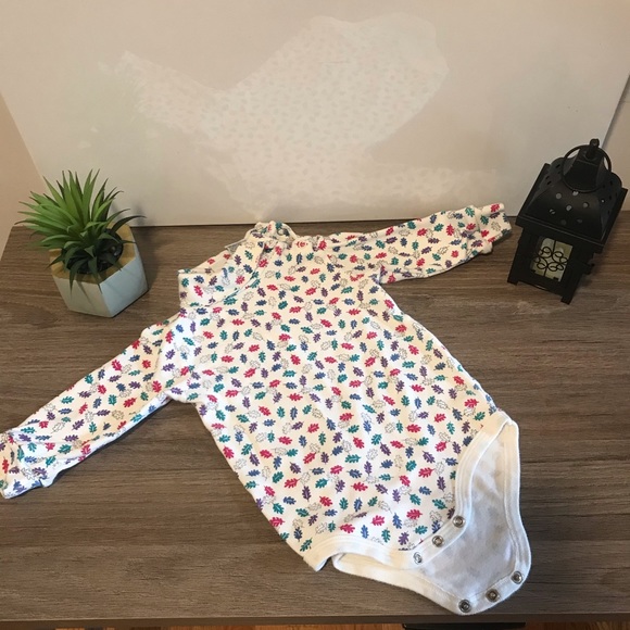 T.K.S. Basics Baby Girl 12M Leaf Turtleneck Outfit - Picture 1 of 4